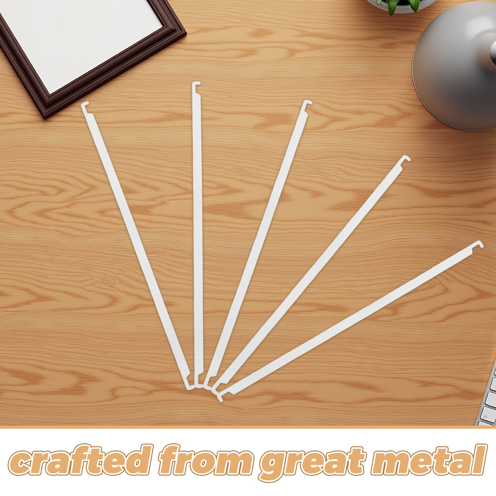 File Folder Hanging - 10Pcs Metal File Hanging Rods 12.8