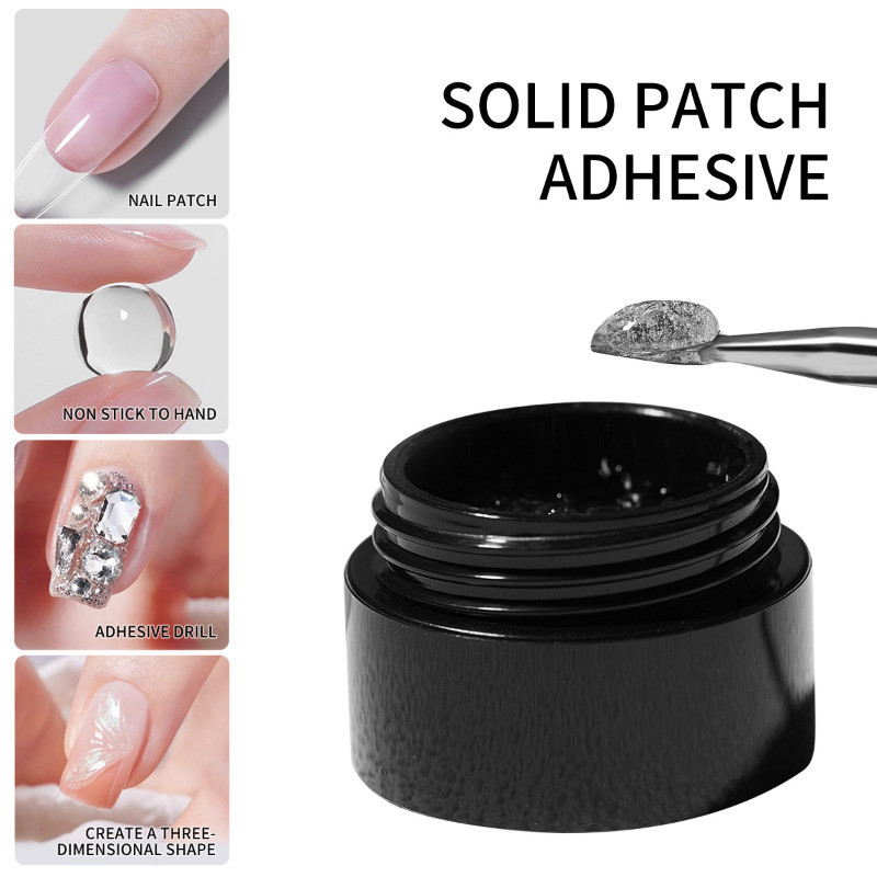3pcs/set Solid Nail Tips Gel S - Glue Stick Pack ulasan dan harga