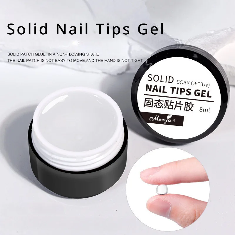 3pcs/set Solid Nail Tips Gel S - Glue Stick Pack ulasan dan harga
