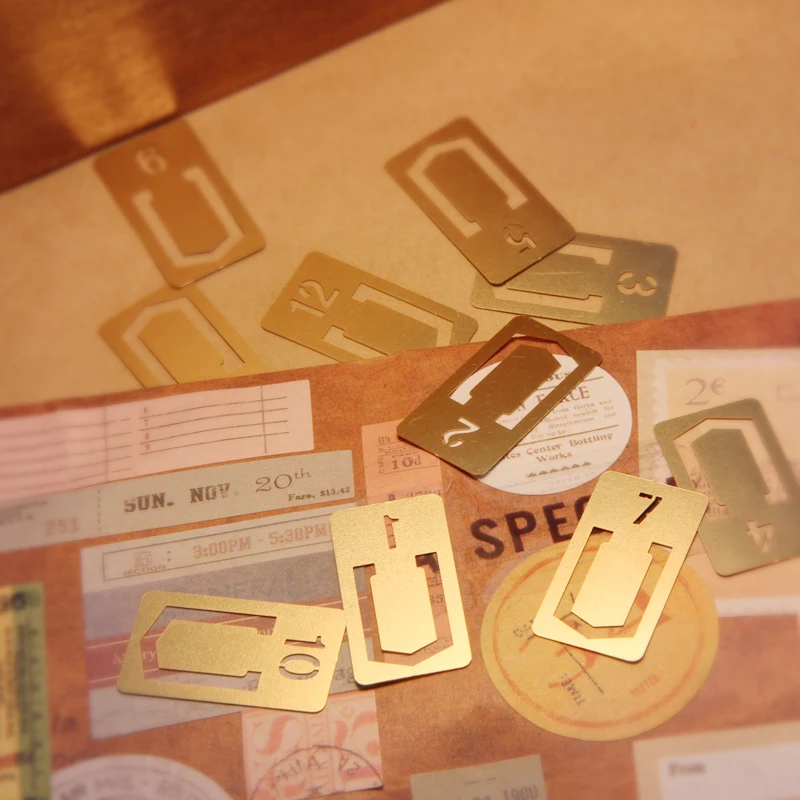 12 Pcs/lot Vintage Copper Book - Stationery And Office Supply Stores ulasan dan harga