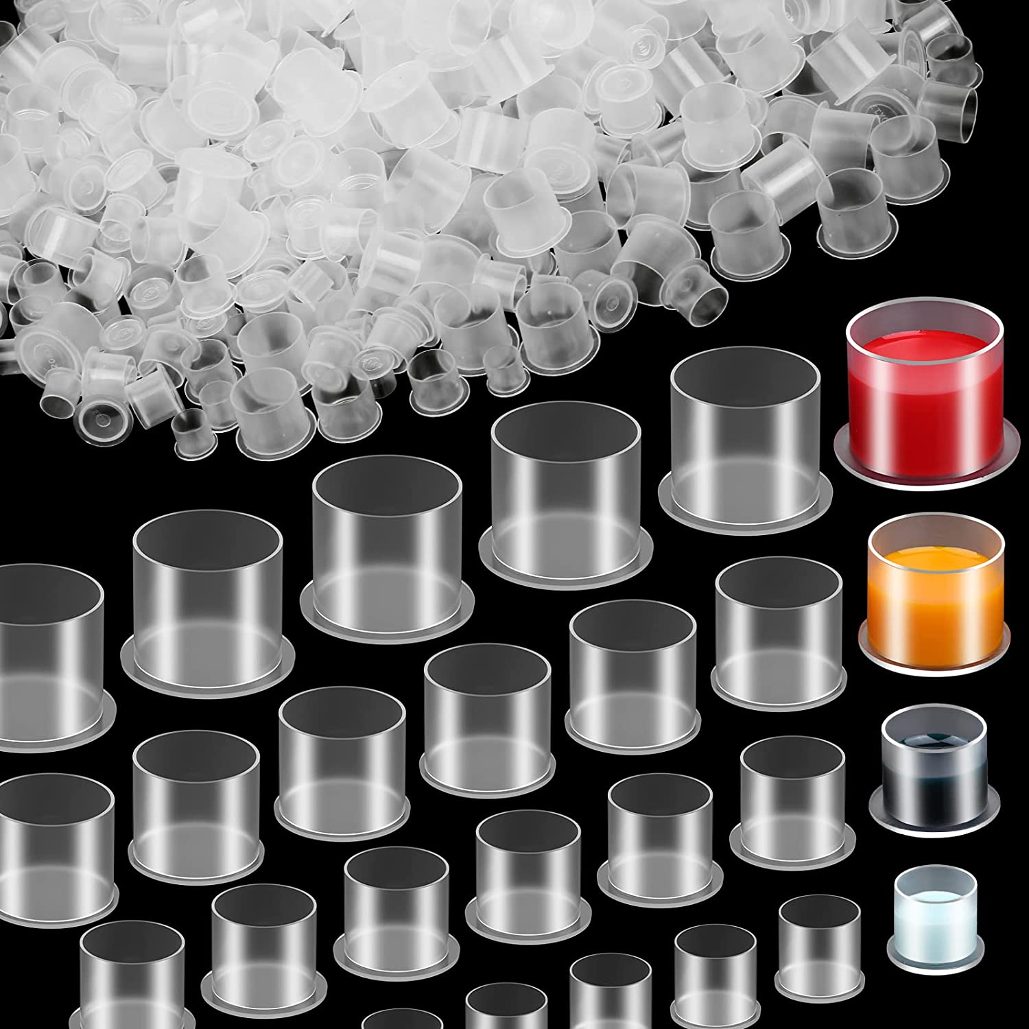 100pcs Disposable Tattoo Ink C - Calligraphy Ink Bottle ulasan dan harga