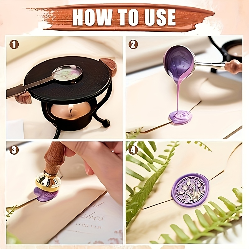 21pc wax stamp set with variou - Wax Seal Stamp Kit ulasan dan harga