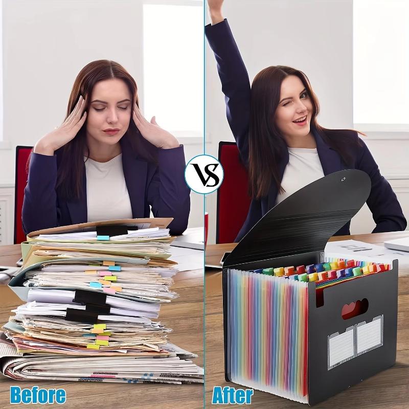 A4 Multi‑Layer Flip Organ Bag  - File Folder Hanging ulasan dan harga