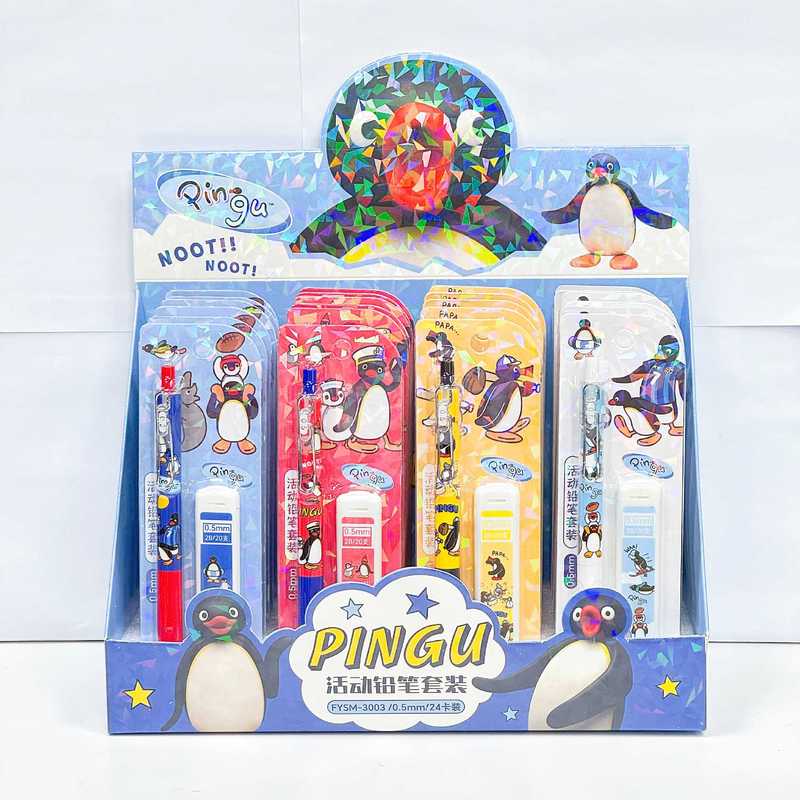 4/24pcs Kawaii Pingu Mechanica - Mechanical Pencil Lead ulasan dan harga