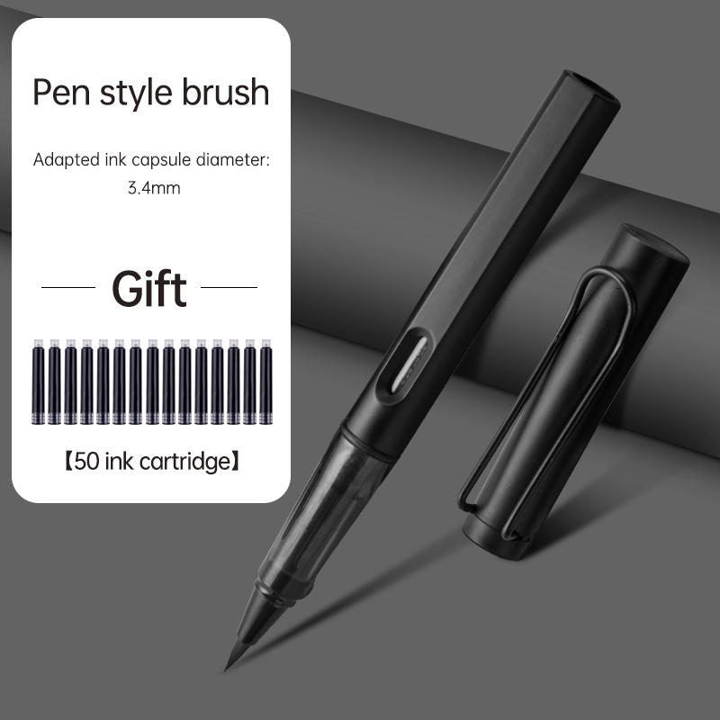 Fountain Brush Pen Set with 50 - Fountain Pen Ink ulasan dan harga