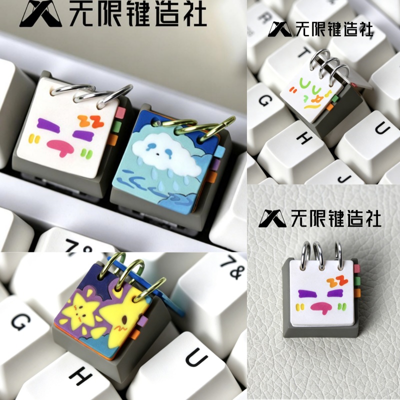 Wuxian Cute Calendar Resin Key - Ideal Stationery & Office Supply ulasan dan harga