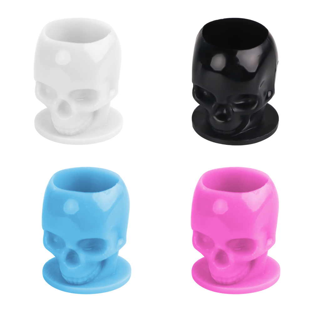 50 Pcs Safe Skull Design Tatto - Calligraphy Ink Bottle ulasan dan harga