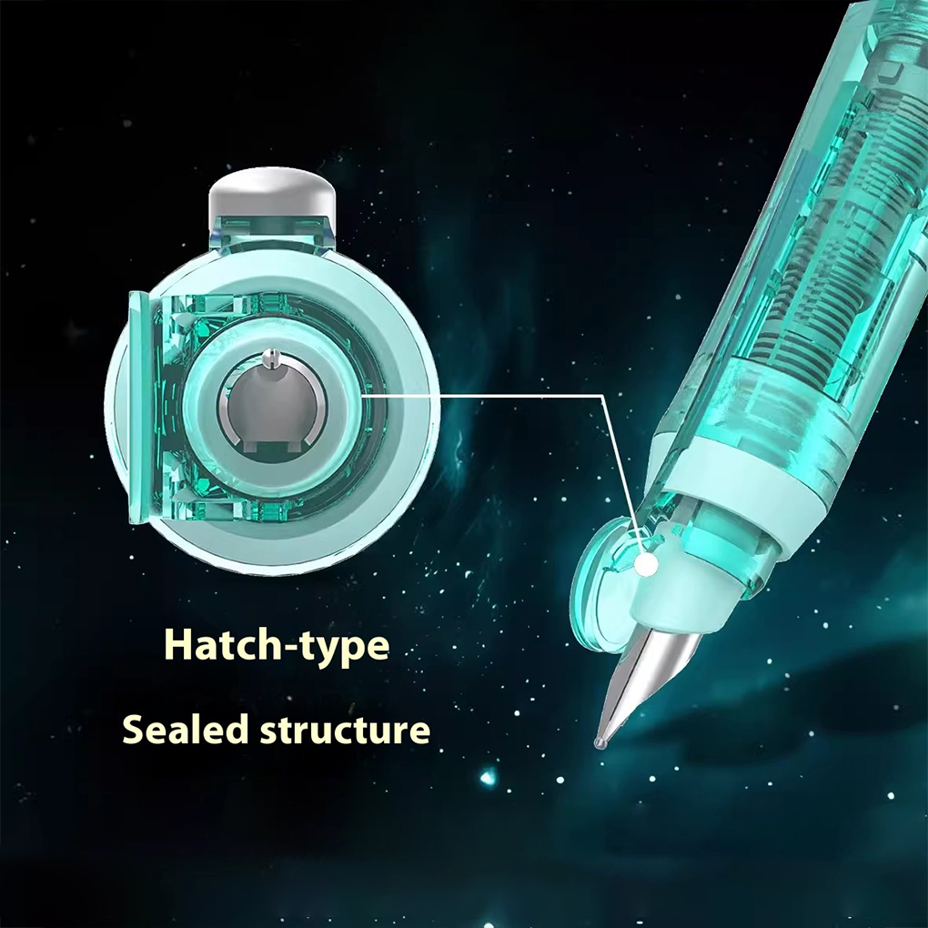 Retractable Fountain Pen Blue  - Fountain Pen Ink ulasan dan harga