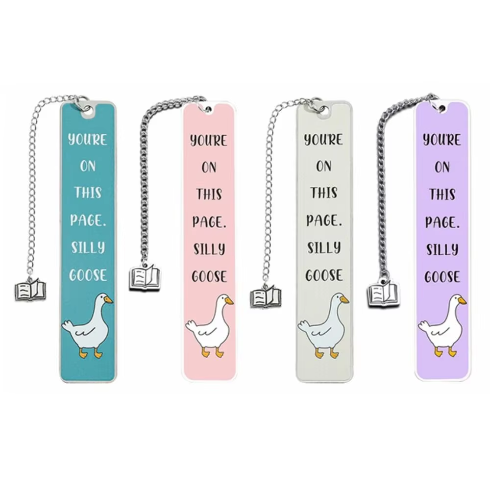 Cute Silly Goose Metal Bookmar - Ideal Stationery & Office Supply ulasan dan harga