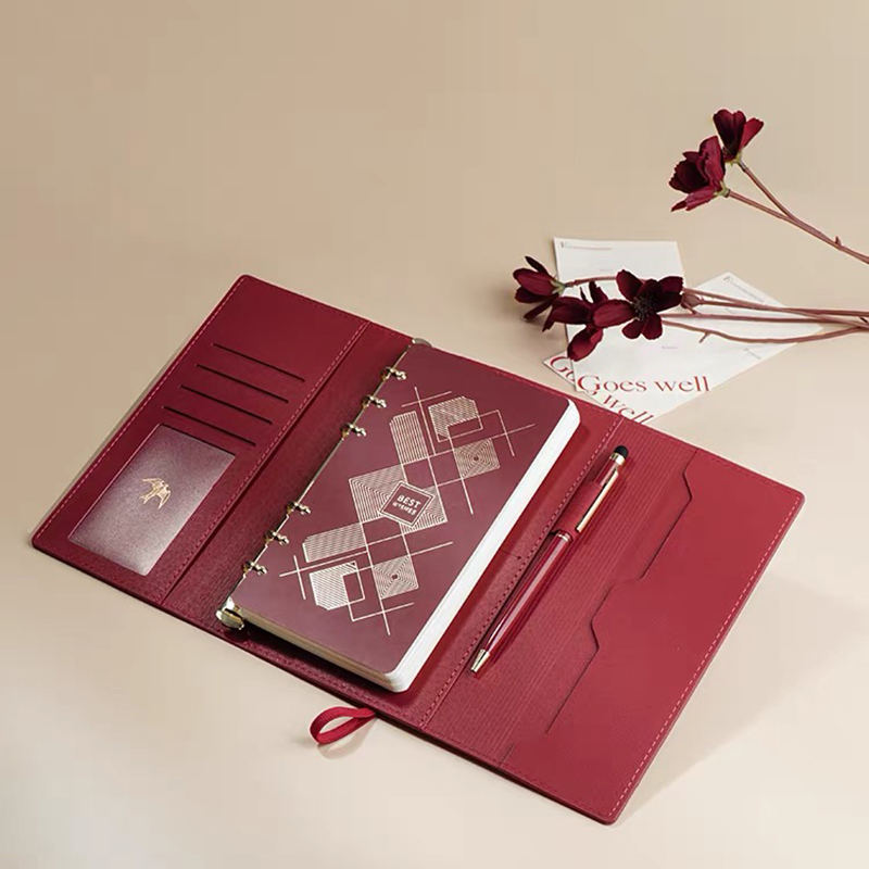 A6 Hardcover Loose-leaf Journa - Journal Leather Hardcover ulasan dan harga