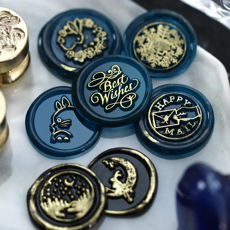 Moon Star Christmas Pattern Wa - Wax Seal Stamp Kit ulasan dan harga