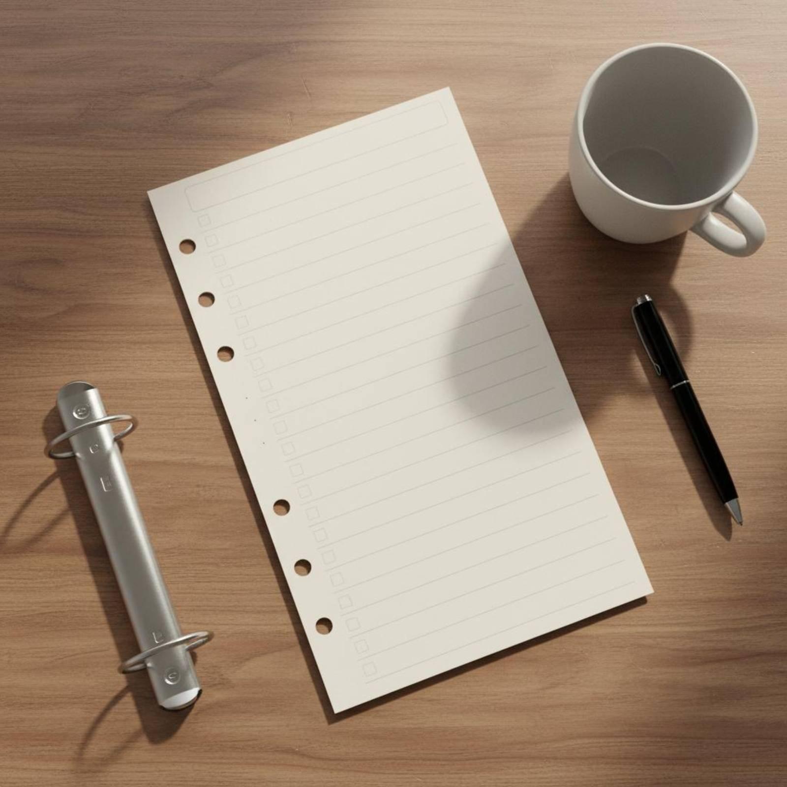 Loose Leaf Refill Standard Bin - Planner Weekly Budget ulasan dan harga