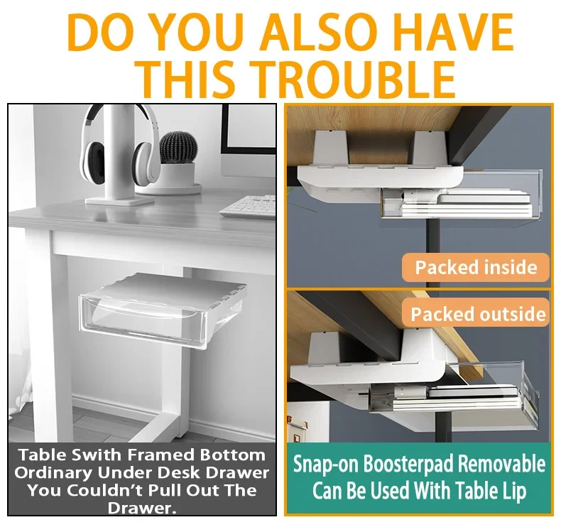 Under-desk Drawer Storage Devi - Ideal Stationery & Office Supply ulasan dan harga